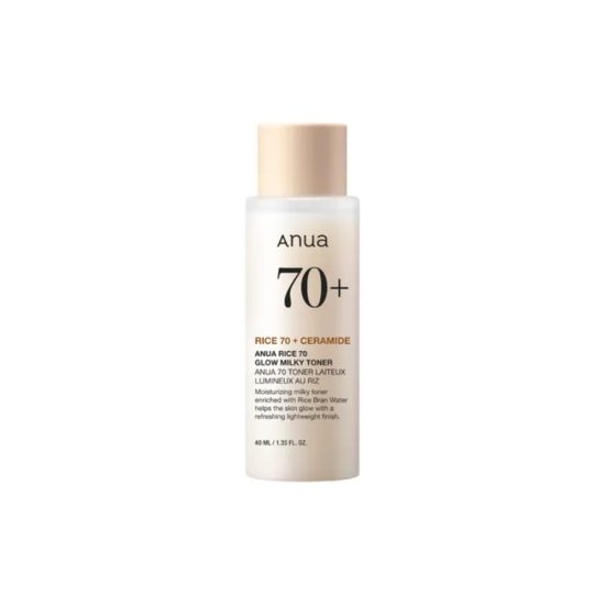 Anua Rice 70 Glow Milky Toner 40ml Anua Rice 70 Glow Milky Toner 40ml - Image 1